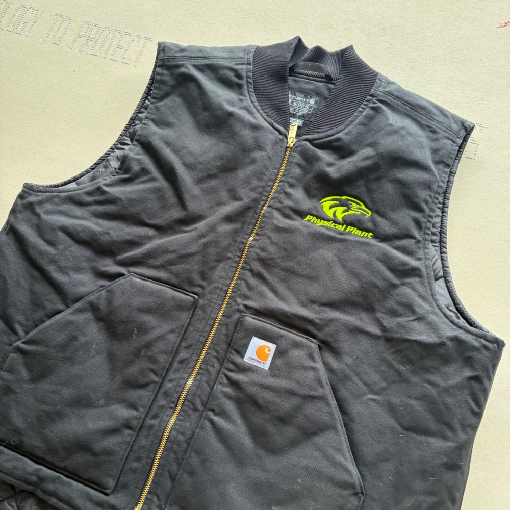 Y2K Carhartt Vest OV0001-M Black Duck Canvas Relaxed Fit 2XL